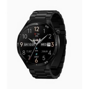 ساعت هوشمند ویسمی مدل WISME-X37 MAX صفحه گرد با 7 بند فلزی و سیلیکونی