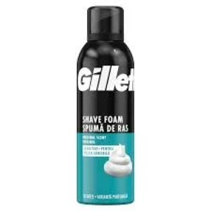 فوم اصلاح ژیلت مدل original scent sensitive حجم 200 میلی لیتر 