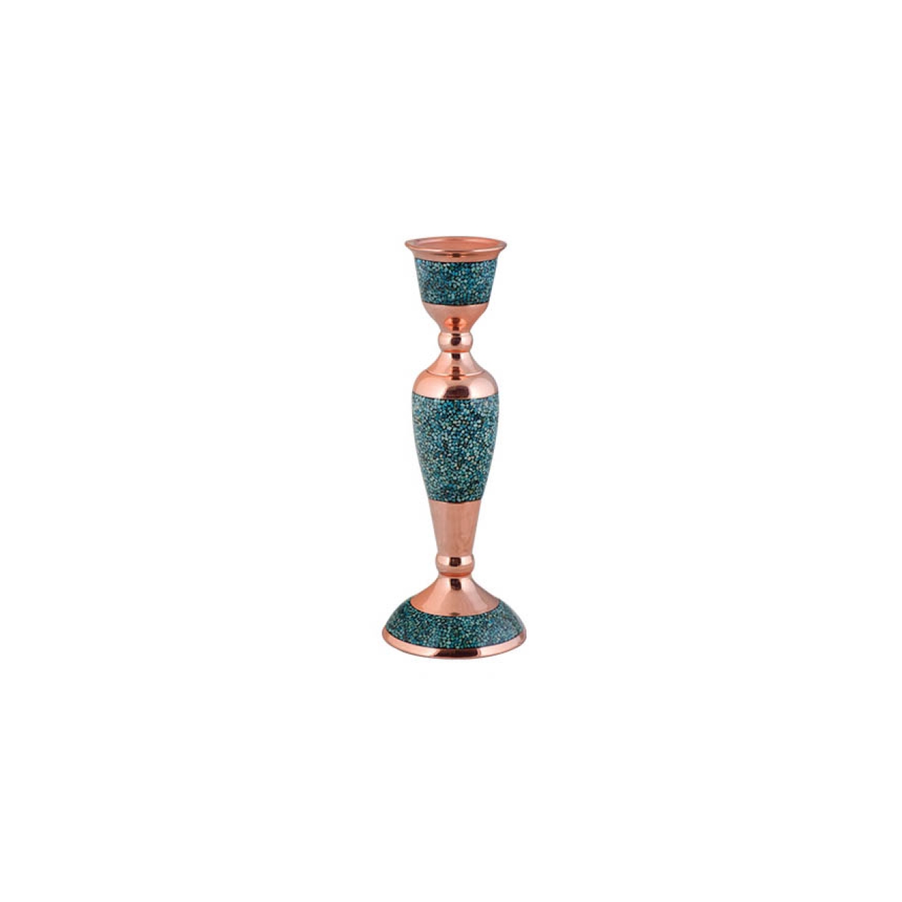 شمعدان فیروزه کوبی مدل F025