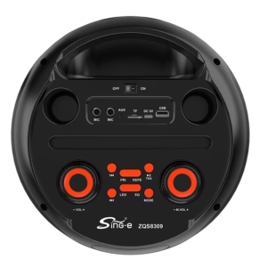 اسپیکر قابل حمل بلوتوی همراه با میکروفون و ریموت مدل ZQS 8309