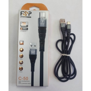 کابل شارژ کنفی یو اس پی به تایپ سی اف اس پی مدل c-50 طول 1 متر