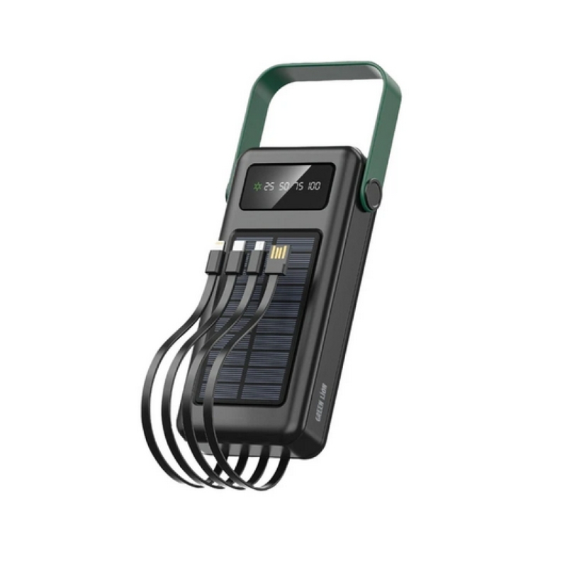 پاور بانک خورشیدی گرین لاین مدل solar max ظرفیت 30000 میلی امپر