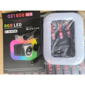 رینگ لایت سلفی موبایل مدل LED LIGHT E-30 RGB