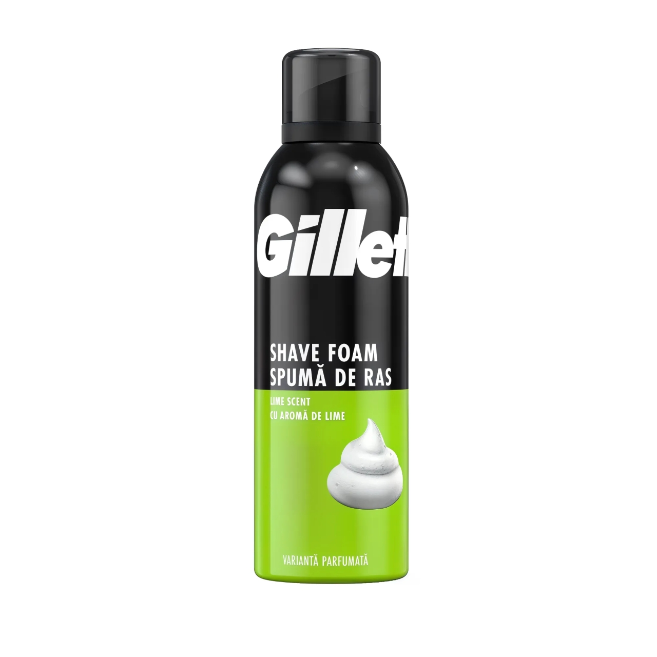 فوم اصلاح مردانه ژیلت مدل Lime Scent رایحه لیمو حجم 200 میلی لیتر