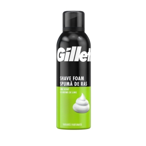 فوم اصلاح مردانه ژیلت مدل Lime Scent رایحه لیمو حجم 200 میلی لیتر