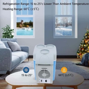 یخچال مسافرتی سرمایشی و گرمایشی فندکی ۷.۵ لیتری مدل PORT ABLE ELECTRONIC