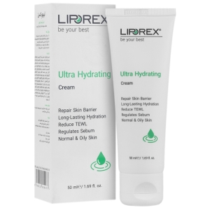کرم آبرسان لیپورکس مدل hydrating oilyمناسب پوست چرب حجم 50 میل