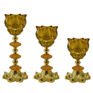 شمعدان مدل رومیزی هلندی  بسته 3 عددی