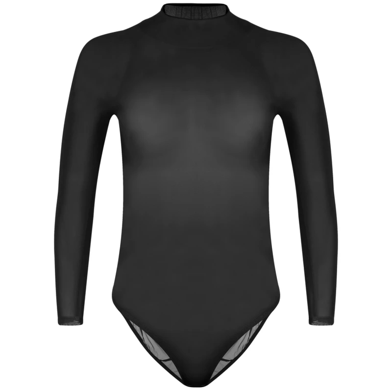 بادی حریر زنانه یقه ایستاده رنگ‌ مشکی