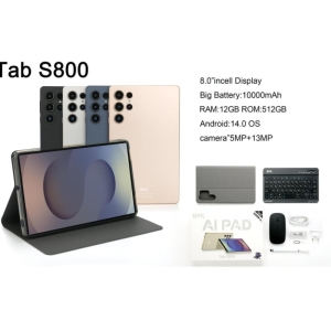 تبلت Tab S800 کیبورد دار ظرفیت ۵۱۲ گیگابایت رم ۱۲ گیگابایت