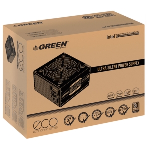 منبع تغذیه کامپیوتر گرین مدل GP450A-ECO Rev3.1