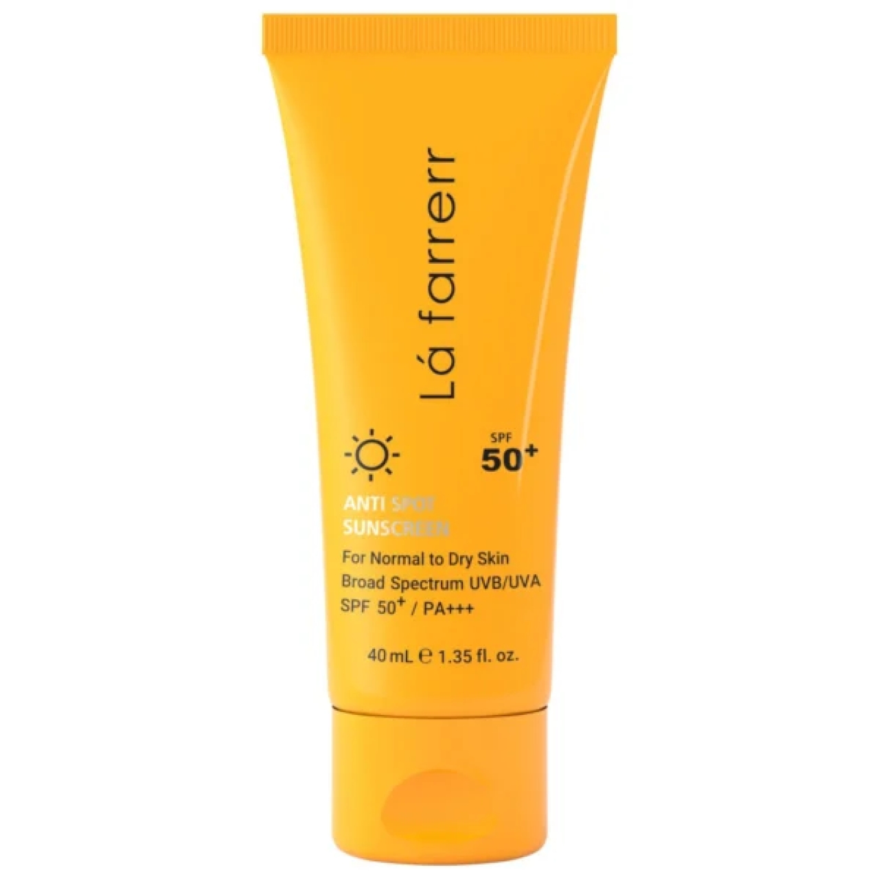 ضد آفتاب بی رنگ لافارر مدل SPF50 مناسب پوست خشک و نرمال حجم 40 میلی لیتر