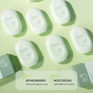 کرم ضد آفتاب ترمیم کننده استلین مدل سرامید و سنتلا وزن 60 گرم SPF50