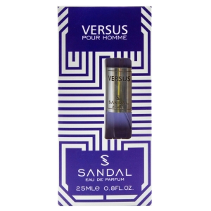 عطر جیبی مردانه صندل مدل VERSUS حجم 25 میلی لیتر