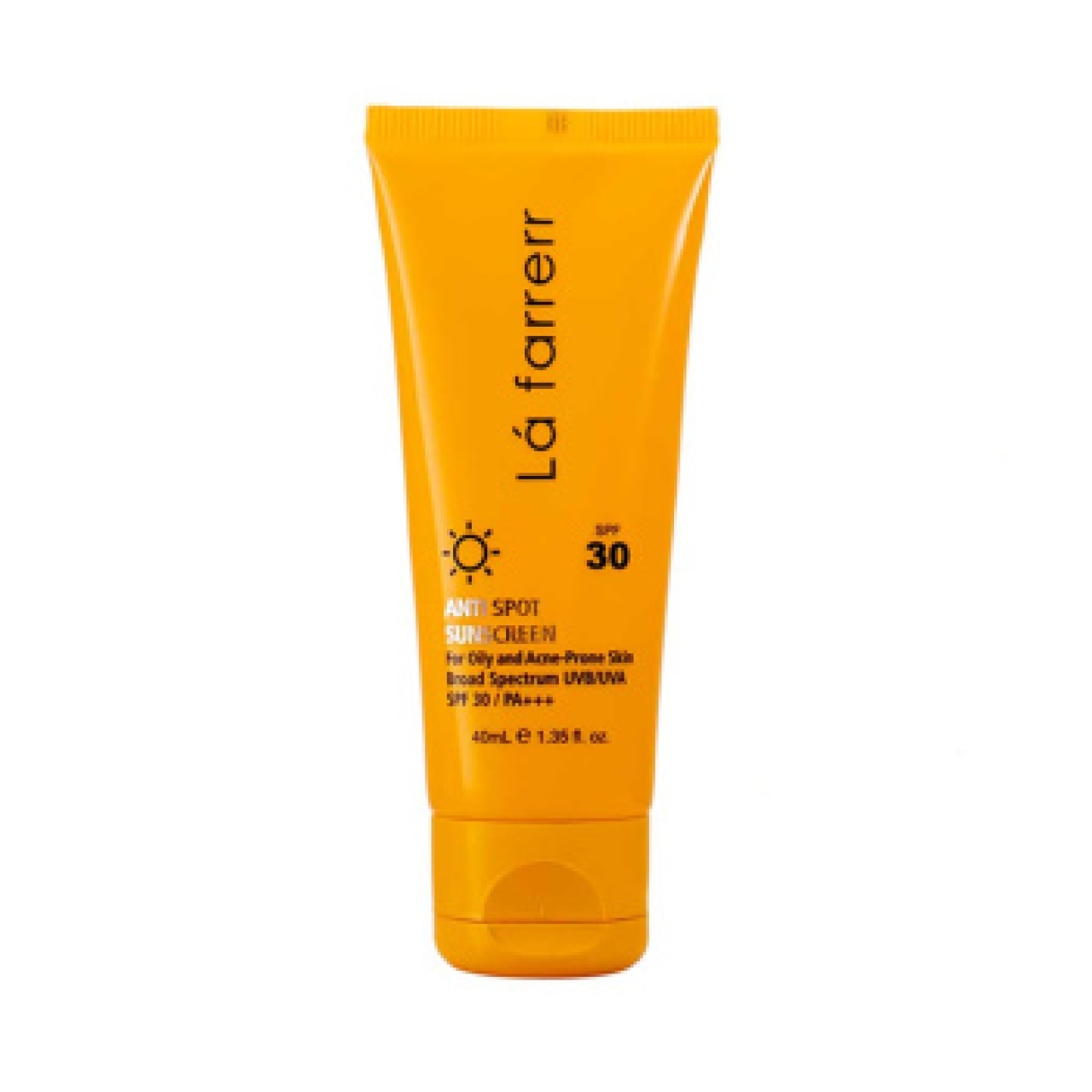 کرم ضد آفتاب و ضد لک لافارر بی رنگ مناسب پوست خشک و نرمال SPF 30 حجم 40 میلی لیتر