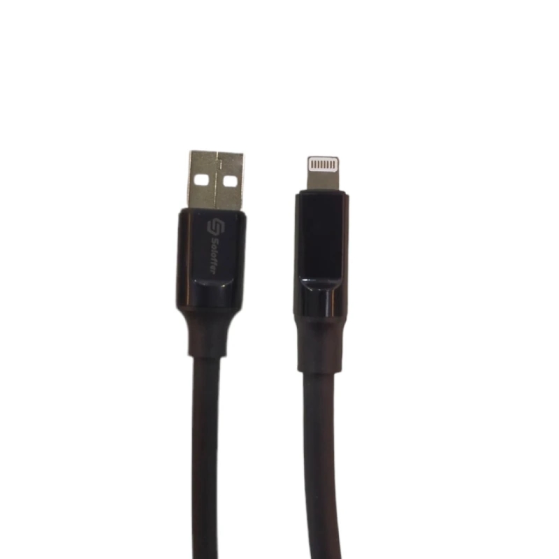 کابل تبدیل USB به لایتنینگ سولوفر  طول 1 متر
