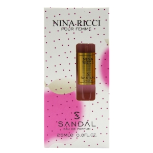 عطر جیبی مردانه صندل مدل NINA RICCI حجم 25 میلی لیتر