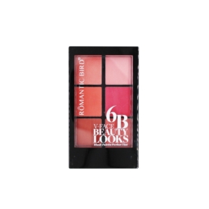 پالت رژ گونه رمانتیک برد مدل 6B V-Face Beauty Looks کد A