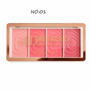 پالت رژگونه کالرفیش مدل 4D کد 01