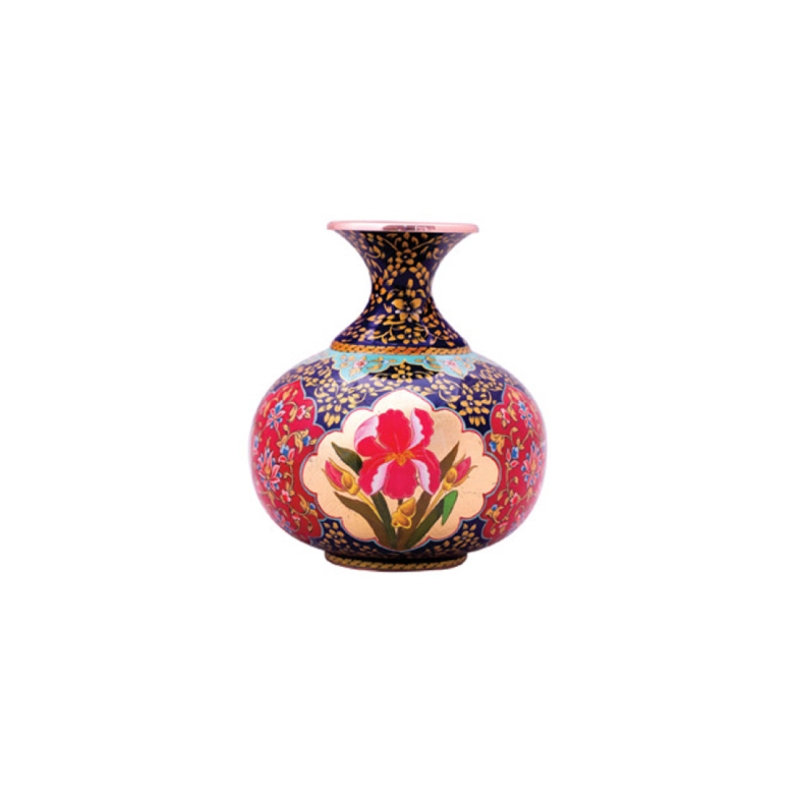 گلدان اناری ورق طلا مدل PTV246