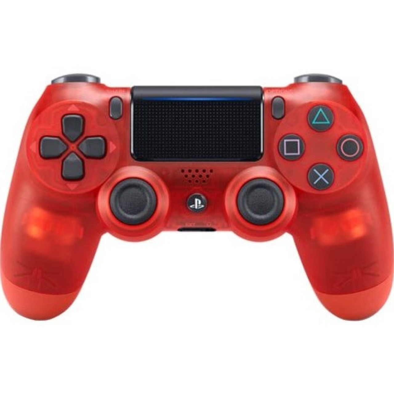دسته بازی پلی استیشن 4 طرح کریستال شفاف قرمز کد PS4D025