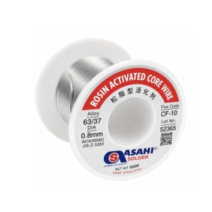 سیم لحیم آساهی مدل CF-10 قطر 0.8mm وزن ۵۰ گرم