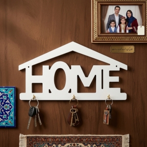 شلف جا کلیدی دیواری طرح Home