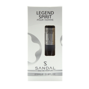 عطر جیبی مردانه صندل مدل LEGEND SPIRIT حجم 25 میلی لیتر 
