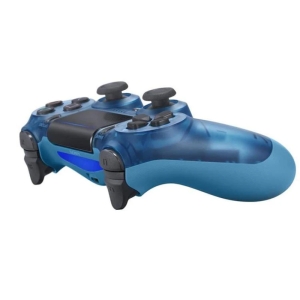 دسته بازی پلی استیشن 4 طرح کریستال شفاف آبی کد PS4D026
