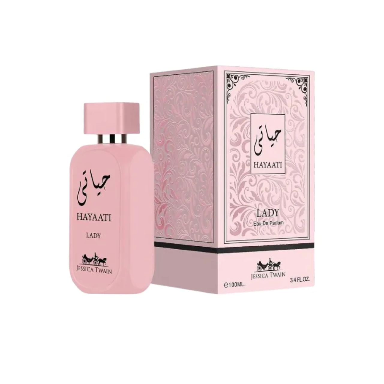 ادوپرفیوم زنانه جسیکاتوین مدل حیاتی صورتی حجم 100 میل