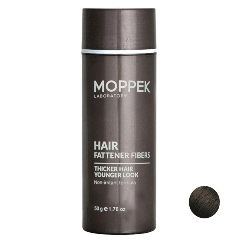 دودر پر پشت کننده مو موپک مدل dark brown مشکی حجم 50 میل 