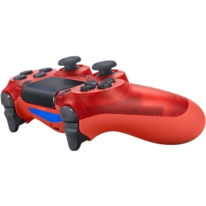 دسته بازی پلی استیشن 4 طرح کریستال شفاف قرمز کد PS4D025