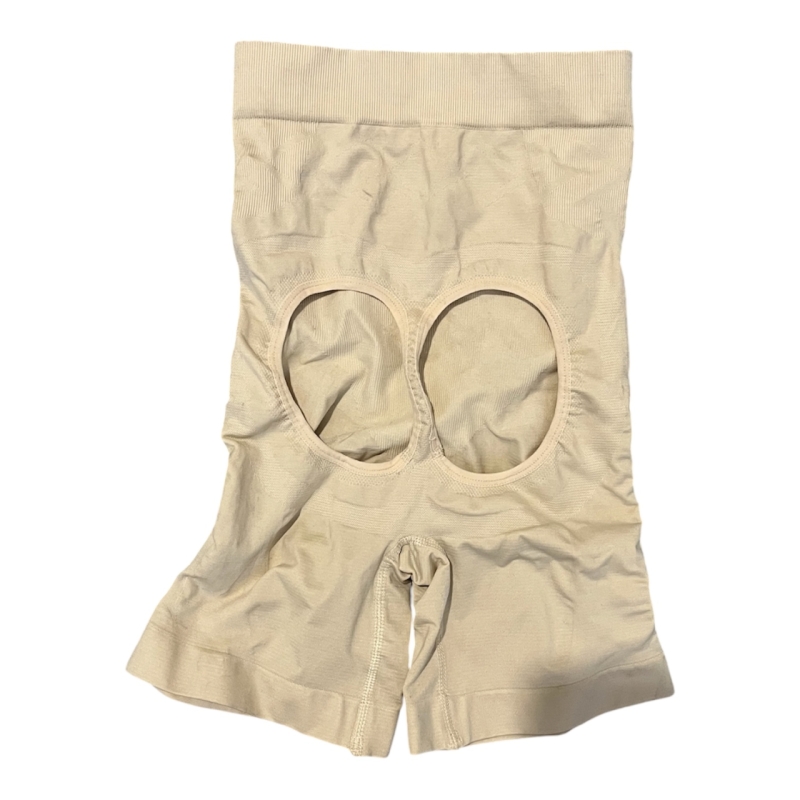 گن زنانه مدل لیفت باسن پادار رنگ کرم