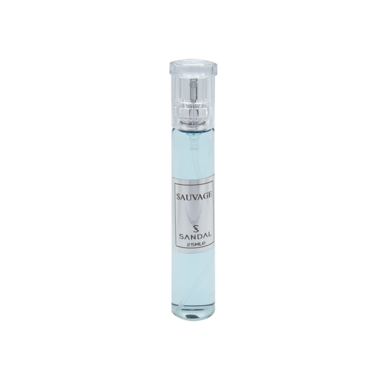 عطر جیبی مردانه صندل مدل SAUVAGE حجم 25 میلی لیتر 