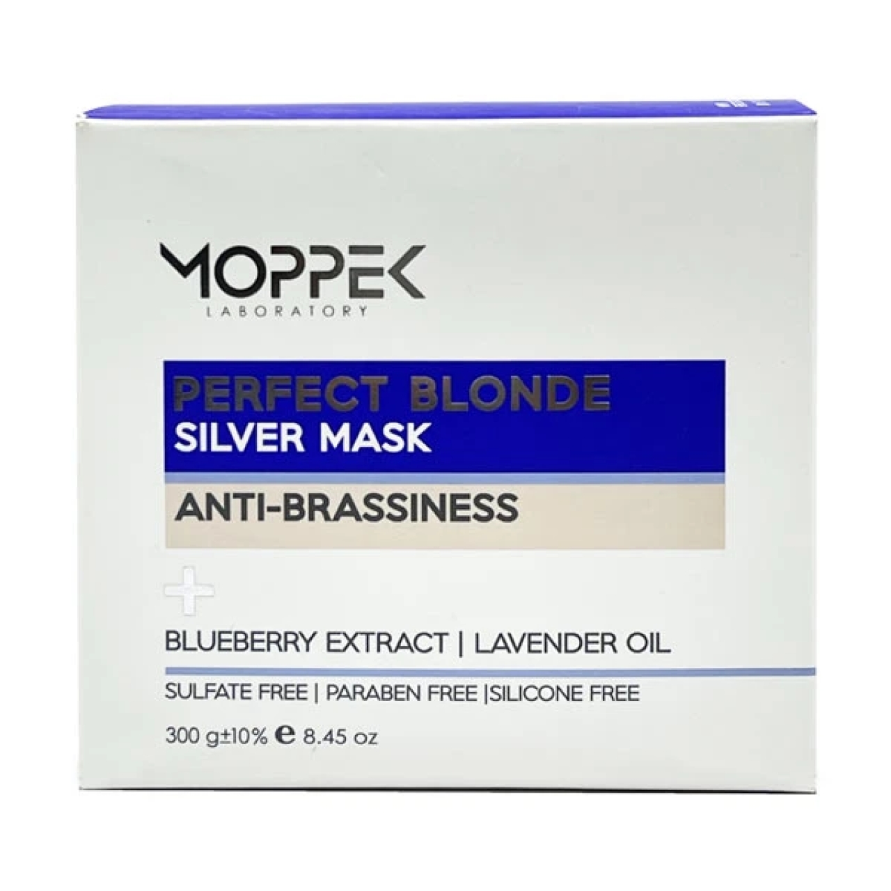 ماسک مو رنگساژ موپک ضد زردی مدل silver حجم 300 میل