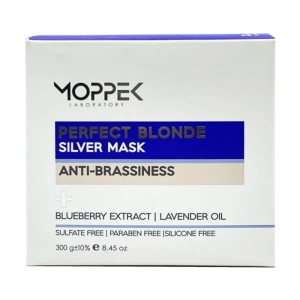ماسک مو رنگساژ موپک ضد زردی مدل silver حجم 300 میل