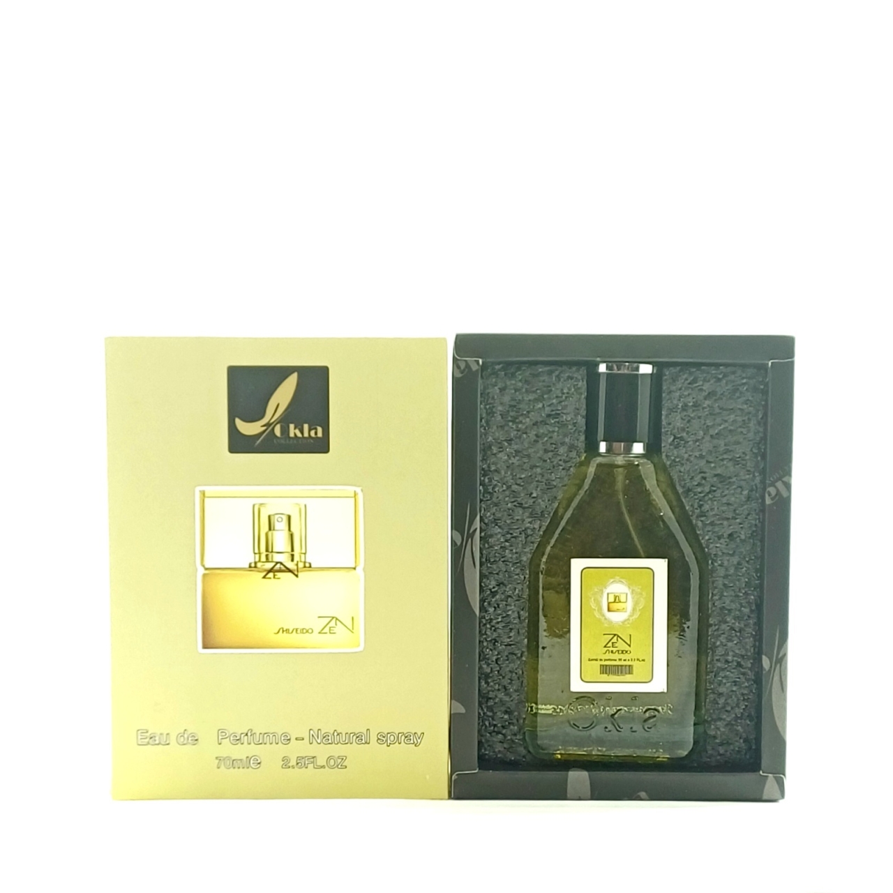 ادکلن زنانه شیسیدو زن زنانه طلایی اکلا حجم 70 میلی لیتر Shiseido Zen