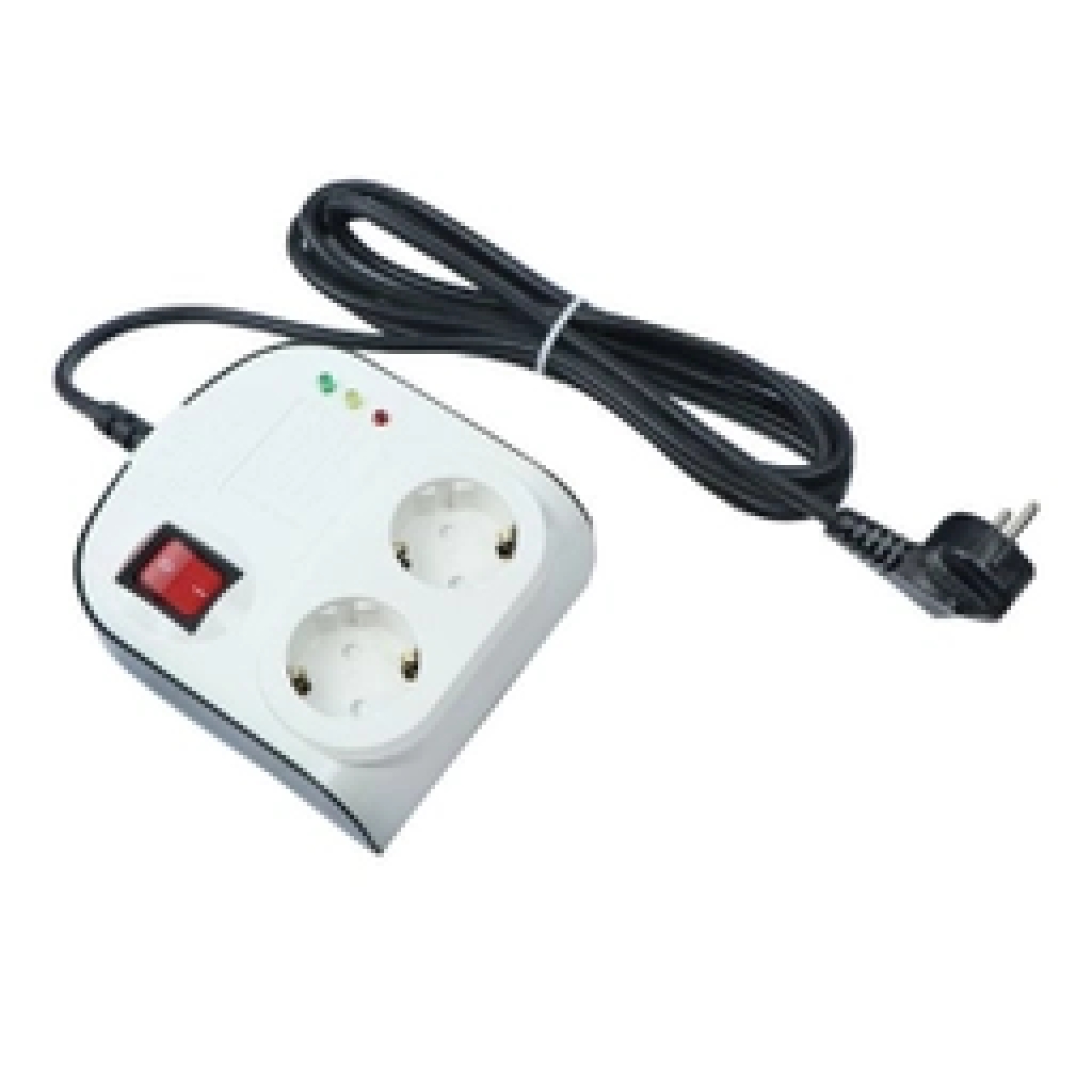 محافظ ولتاژ برق ۲ خانه پارت الکتریک مدل PE8787 مناسب برای یخچال و فریزر طول کابل ۱/۸۰ متر