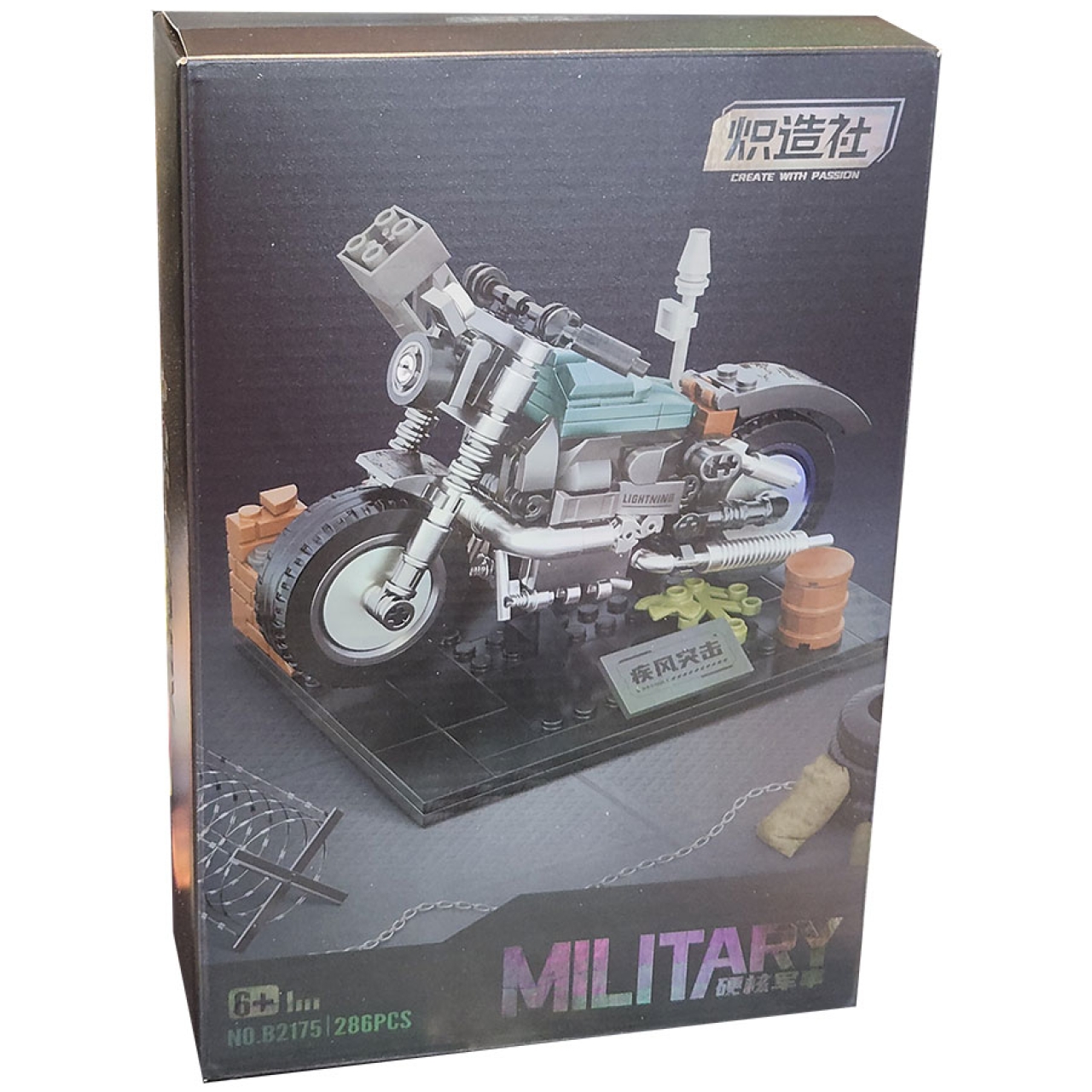 ساختنی 286 قطعه مدل Military کد 2175