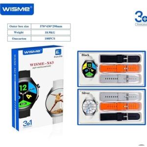 ساعت هوشمند ویسمی WISME x63 -amoled