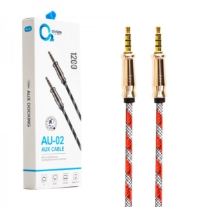 کابل 1 به 1 صدا AUX اکسیژن طول 1.2 متر مدل AU-02