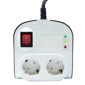 محافظ ولتاژ برق ۲ خانه پارت الکتریک مدل PE8787 مناسب برای یخچال و فریزر طول کابل ۱/۸۰ متر