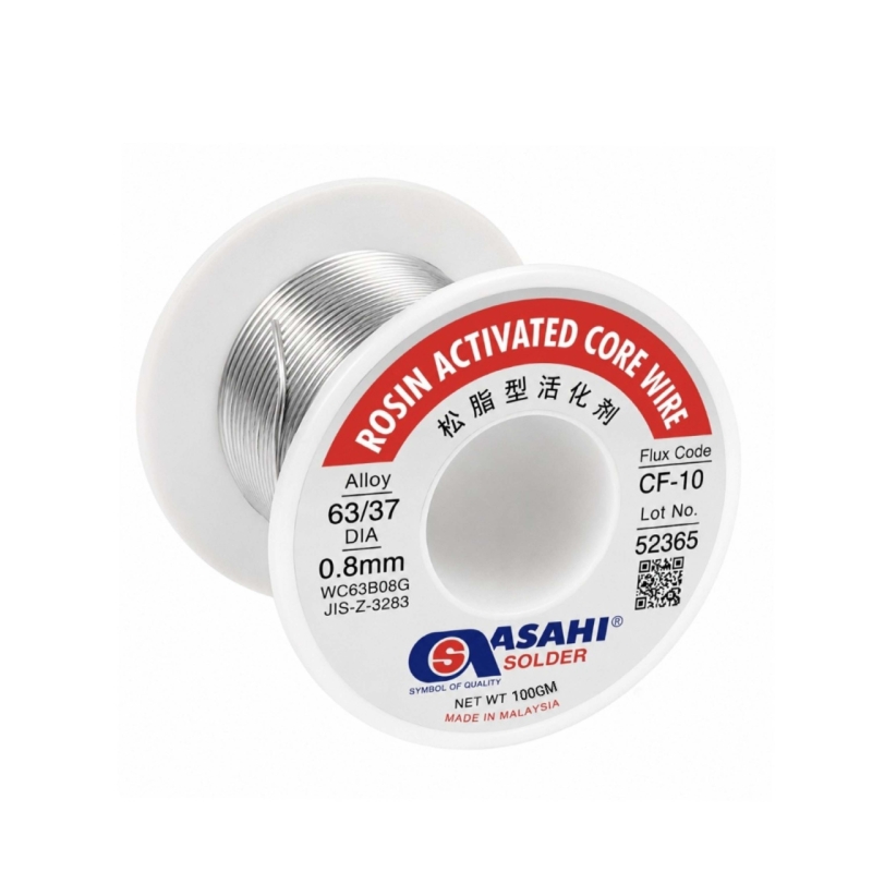 سیم لحیم آساهی مدل CF-10 قطر 0.8mm وزن ۱۰۰ گرم
