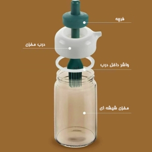 روغن ریز شیشه ای مدل فرچه دار