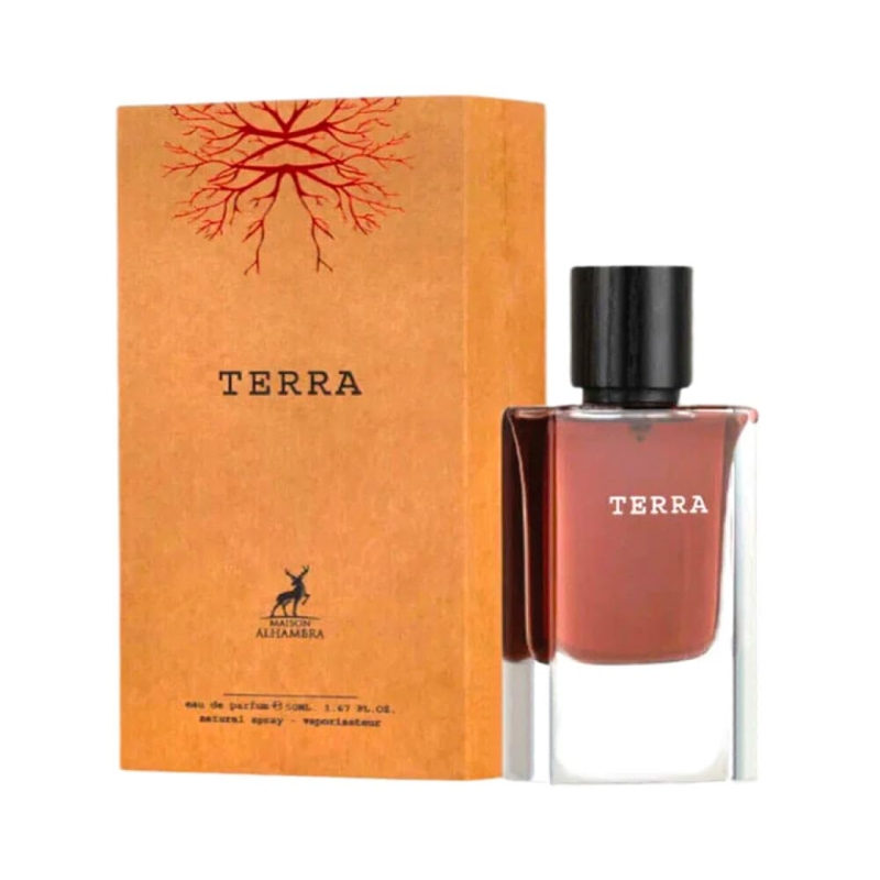 ادو پرفیوم مردانه الحمبرا مدل Terra حجم 50 میلی لیتر