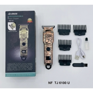 خط زن شارژی ریشتراش و اصلاح خط دور صورت مدل TJ 6100U