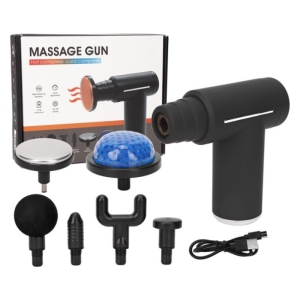 ماساژور تفنگی گرم و سرد شارژی مدل MASSAGE GUN KH820 
