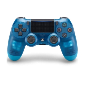 دسته بازی پلی استیشن 4 طرح کریستال شفاف آبی کد PS4D026