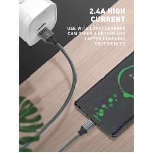 کابل تبدیل USB به USB-C الدینیو مدل LS442 طول 2 متر