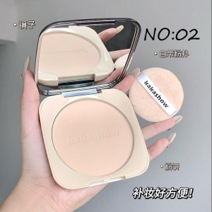 پنکک فشرده و پودر فیکس کاکاشو مدل VELVET MIST شماره 02 مناسب پوست روشن